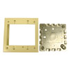Wiremold, Steel Raceway 500 & 700 Series, Extra Deep Device Box - 2 Gang, V5744-2