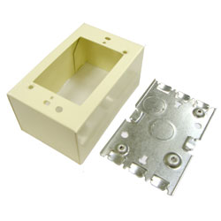 Wiremold, Steel Raceway 500 & 700 Series, Deep Switch and Receptacle Box, V5744S