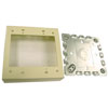 Wiremold, Steel Raceway 500 & 700 Series, Shallow Device Box - 2 Gang, V5747-2