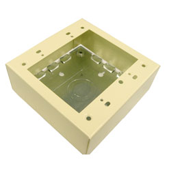 Wiremold, Steel Raceway 500 & 700 Series, Device Box - 2 Gang, V5748-2