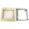 Wiremold, Steel Raceway 500 & 700 Series, Flush-Type Extension Adapter - 2 Gang, V5751-2