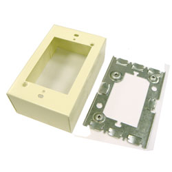 Wiremold, Steel Raceway 500 & 700 Series, Deep Flush-Type Extension Adapter, V5751A