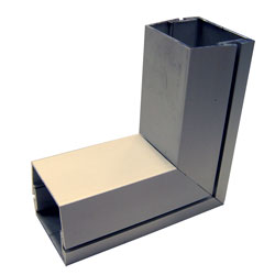 Wiremold, Aluminum Plugmold - AL2000 Series, Internal Elbow, AL2017