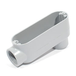 1/2" Rigid Threaded Type "LB" Conduit Bodies, Copper Free Aluminum, M49357