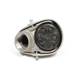 Service Entrance Head, 1/2" Size, Threaded Type, Aluminum