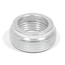 Reducing Bushing, 1/2" X 3/8" Size, Steel, Zinc Plated