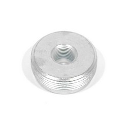 Reducing Bushing, 2" X 1/2" Size, Steel, Zinc Plated  