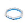 Sealing Locknut, 1/2" Size, Zinc Plated with PVC Molded Gasket, Steel