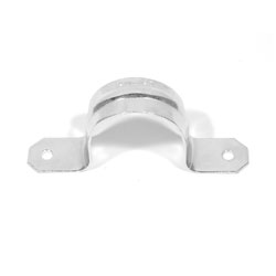 2-Hole Rigid Strap, 1/2" Size, Steel