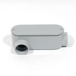 PVC, Type LR Conduit Bodies, 1/2" Size, Schedule 40