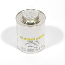 PVC, Conduit Primer/Cleaner, Pint Size, For Use with PVC Conduits