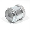 EMT Connectors, 3" Size, Compression Type, Concrete tight when Taped, Steel