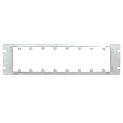 8GC-FLAT, 8 Gang No Rise Device Cover, Fits 8 & 7 Gang Box, M50099
