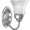 Progress Lighting, Fluted Glass 1-light Wall Bracket, P3287-09