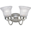 Progress Lighting, Fluted Glass 2-light Wall Bracket, P3288-09