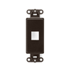 Leviton, QuickPort&reg; Decora 1-Port Insert, 41641-B