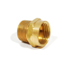 Gruner, 131-1212, 3/4" Female Hose X 3/4" Male Pipe X 1/2" Female Pipe Adapter, M66811