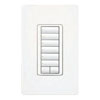 Lutron, Radio RA2 SeeTouch Hybrid Keypad  6 Buttons with Raise and Lower, RRD-H6BRL-BI