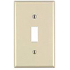 Leviton, 82001, 1 Gang Toggle Switch, Almond, Wall Plate 