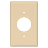 Cooper, 2131V-BOX, 1 Gang Single Receptacle, Ivory, Wall Plate