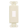 Cooper, 2161V-BOX, Decora to Toggle Switch Insert, Ivory