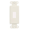 Cooper, 2161W-BOX, Decora/GFI to Toggle Insert, White, Plastic