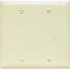 Mulberry, 84852, 2 Gang 2 Blank, Jumbo, Metal, Ivory, Wall Plate