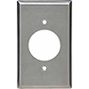 Mulberry, 97891, 1 Gang Single Receptacle, Jumbo, Stainless Steel, Wall Plate