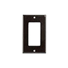 Mulberry, 91401, 1 Gang Decora/GFCI Lexan. Brown, Wall Plate   