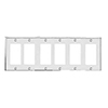 Mulberry, 83406, 6 Gang 6 Decora/GFI, Chrome, Wall Plate