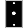 Mulberry, 97201, 1 Gang 5/8" Hole/Grommet, Stainless Steel, Wall Plate