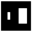 Mulberry, 84432, 2 Gang 1 Toggle Switch 1 Decora/GFI, Metal, Ivory, Wall Plate