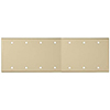 Mulberry, 84157, 7 Gang 7 Blank, Metal, Ivory, Wall Plate
