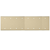 Mulberry, 84158, 8 Gang 8 Blank, Metal, Ivory, Wall Plate