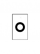 Mulberry, 86581, 1 Gang Push Button, Metal, White, Wall Plate