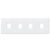 Lutron, Nova Wallplates, N-LLLL-NFB-WH