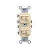 Leviton, 5243-I, Traditional Style 3-Way/3-Way Dual AC Combination Switch