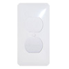 Mulberry, 1 Gang Receptacle Metal Wall Plate,76101