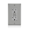 Leviton, GFTR2-GY, 5-20R