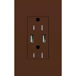 Lutron, Satin Color USB Tamper-Resistant Outlet, SCR-15-UBTR-TP