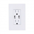 Lutron, Satin Color USB Tamper-Resistant Outlet, SCR-15-UBTR-BG
