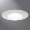 Cooper Lighting 301P HaloÂ® 1-Light Ceiling Mount 6 Inch Open Trim; White