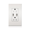 Lutron, Nova-T,  USB Outlet, NTR-15-UBTR-BL