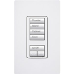Lutron RRD-HN3S-WH RadioRA 2 Hybrid Keypad, White