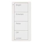Lutron PJ2-4B-GWH-P03 Pico 4-Button Any Room Scene Wireless Remote White