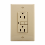 Eaton, 15 Amp GFCI Receptacle, Ivory