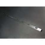 Wiremold S20GB306TR Tamper Resistant Outlet Strip, Stainless, 6 Outlets, 12"
