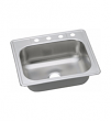 Elkay, DD125224, Dayton 25" Single Bowl Drop In Kitchen Sink with Center Drain, M77733