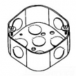 Crouse, TP278, Steel Octagon Outlet Boxes, M77753