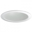Nora Lighting, NTM-513W, Cone Baffle Airtight Cone Trim With Flange Round White Flange, M77823
